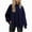 Dark Blue, variant on GigrtiJin Womens Fall Winter Knit Sweaters Round-Neck Long-Sleeved Solid Color Sweater Top Warm Comfy Loose Blouse