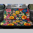thumbnail image 6 of Pzuqiu Skull and Floral Pattern Design Car Seat Covers Full Set Washable, for SUV Seats Sedan Seats Automotive Seat Suitable for Cars Truck, 6 of 10