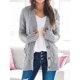 thumbnail image 1 of Suéteres De Cárdigan Para Mujer, Color Puro Otoño Invierno Chunky Mujer Botón De Manga Larga Cárdigan Informal Para Informal Para Fiesta ANGGREK  Otros, 1 of 6