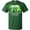 Green, variant on Smoky Mountains, Tennessee Mountains and Bear Shape T-Shirt