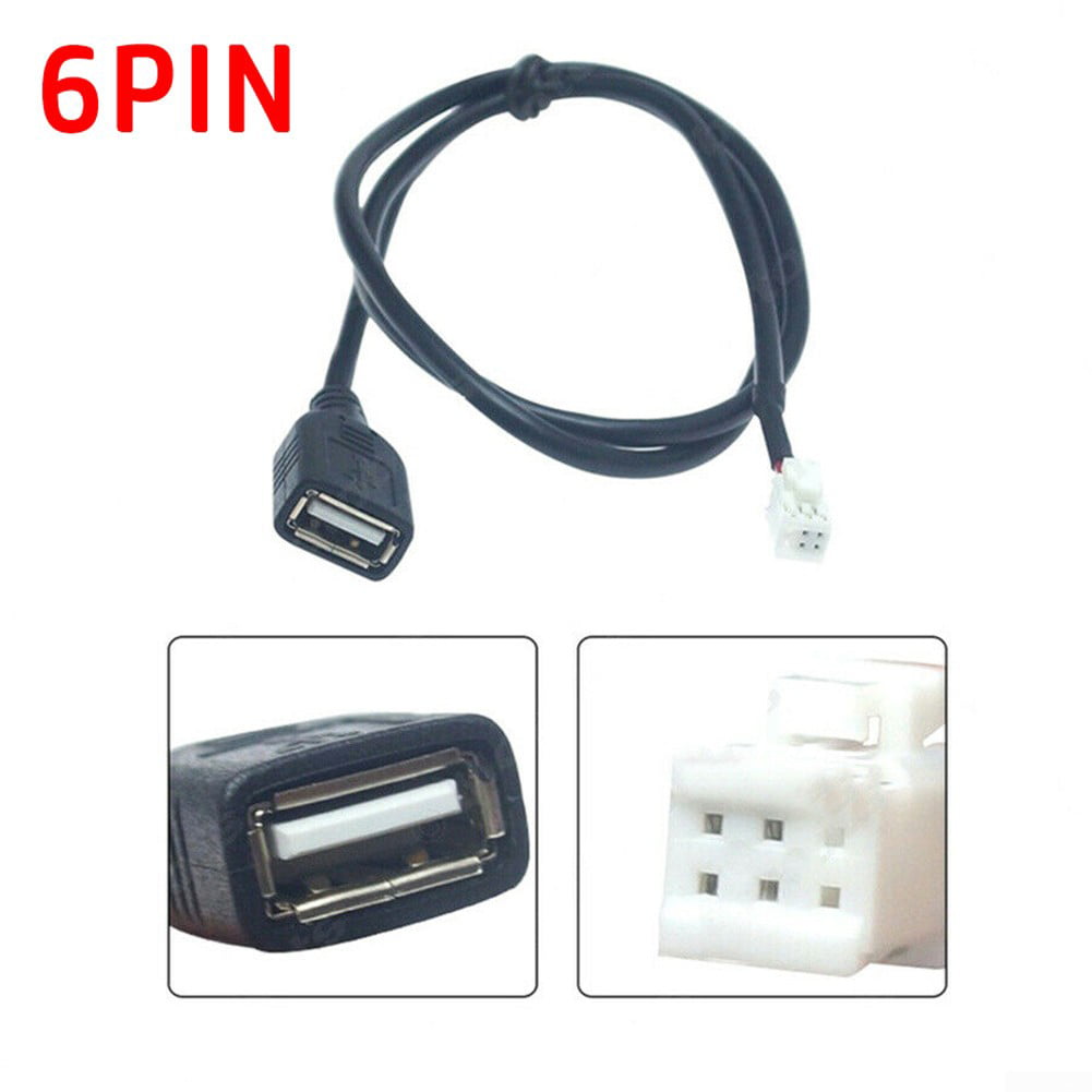 USB Cable Adaptor For Android Car Radio Stereo USB Cable 4pin and 6pin connector 