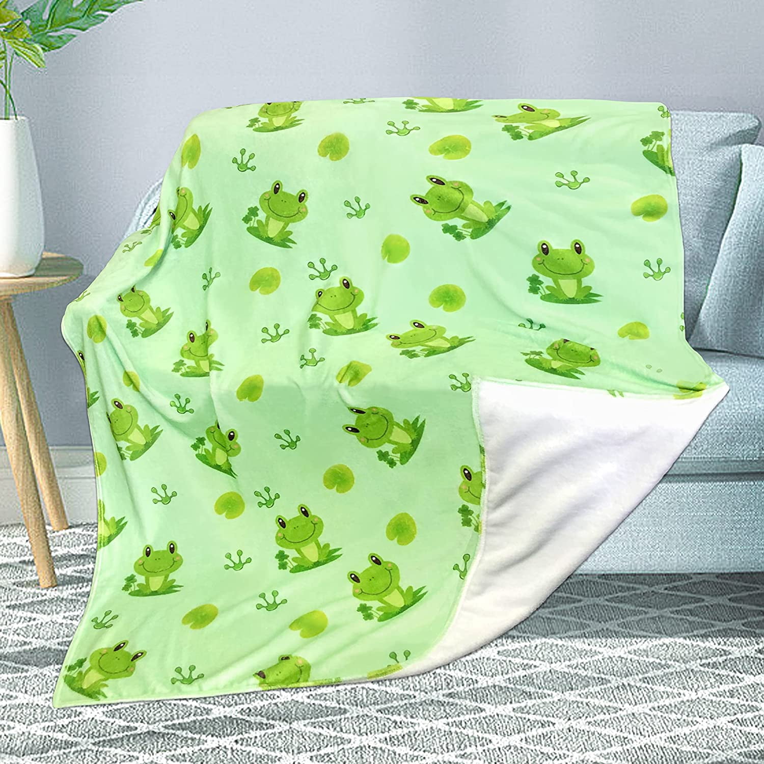 Frog blanket on sale