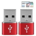 thumbnail image 3 of Compact in Structure Simple Plug and Play USB Adapter, Type-C Adapter, Compatible for OTG For Charging Synchronization or Data Transmission Silver,Black,Gold,Red,, 3 of 8
