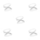 thumbnail image 2 of Jumpingount 1 Pair Invisible Shoulder Pads Elastic Soft Dresses Silicone Push-up Arm Anti-Slide Self Enhancer Pad Adhesive Detachable Type2, 2 of 6