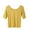 A_ Yellow, variant on Olyvenn Short Sleeve Tops for Women Summer Lightweight Soft Comfy Cotton Tshirts Casual Loose V-Neck Lounge T-Shirt Yellow L