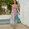 thumbnail image 4 of Mermaid Fish Scales Sleeveless Dress Female Clothing Dress Women Summer 2025 Dress, 4 of 6