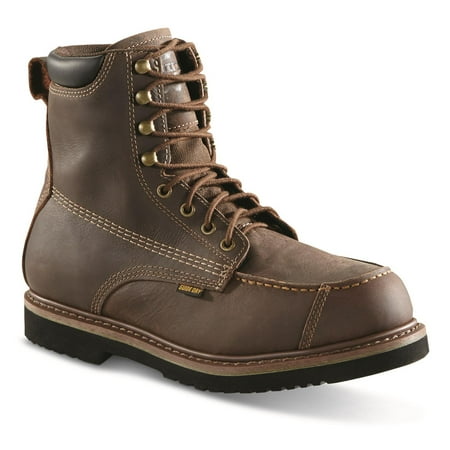 Guide Gear Men s Field Series Uplander Waterproof Hunting Boots Brown 9D (Medium)