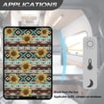 thumbnail image 5 of Yuyamidu Aztec Sunflower RV Door Window Shade Cover Travel Trailer Motorhome Sun Shade Accessories RV Skylight Sunshade Camper Door Window Sunshade, 5 of 7