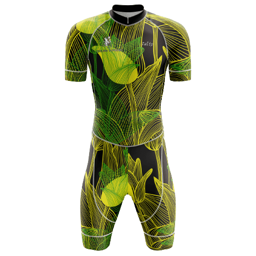 Floral Tulip Costume de Triathlon pour Hommes - 2TG