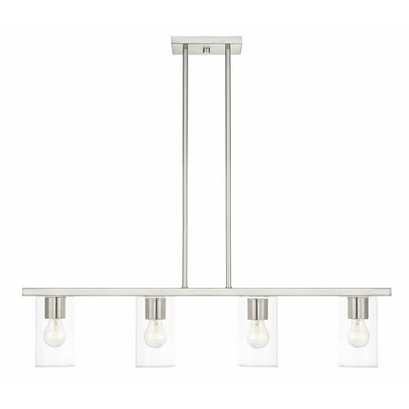 

4 Light Chandelier in Modern Style 4.5 inches Wide By 14.75 inches High Bailey Street Home 218-Bel-4188864