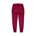 thumbnail image 3 of Hvot&aat Women Super Soft Modal Harem Pants Yoga Sports Dance Pilates Capri Lounge Pants Solid Color High Waist Pants, 3 of 6