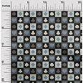 thumbnail image 2 of oneOone Rayon Black Fabric Poker Card Craft Projects Decor Fabric Printed By The Yard 56 Inch Wide, 2 of 4