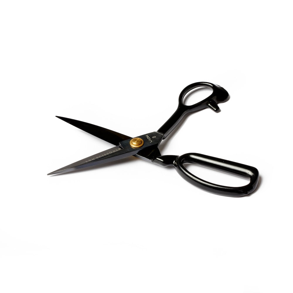 LDH Fabric Shears, Midnight Edition, Rubber Handle, Multiple Sizes