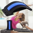 thumbnail image 4 of Back Stretcher Lumbar Stretching Lumbar Stretcher for Lower and Upper Back Massage and Support (Blue), 4 of 6