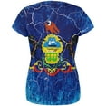 thumbnail image 2 of Pennsylvania Vintage Distressed State Flag All Over Womens T Shirt Multi MD, 2 of 2