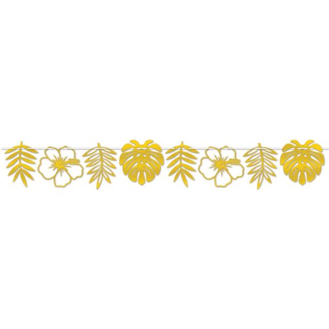 Beistle 53835 8 x 7,75 in. Banderole Florale Découpée sous Pression