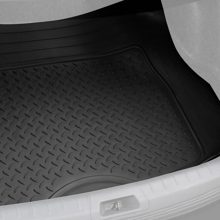 Bdk Heavy Duty Rubber Cargo Floor Mat - All Weather Trunk Protection, Trimmable to Fit & Durable HD