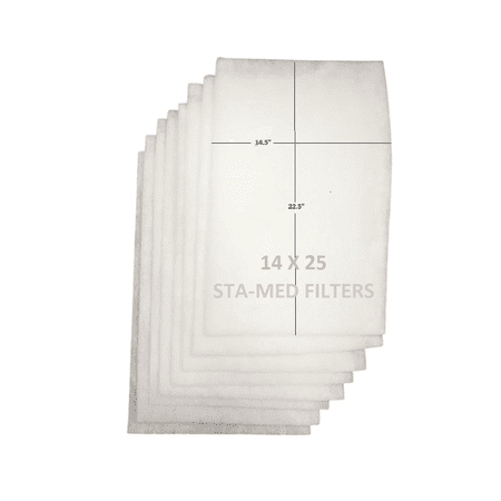 

AirScreen 14x25 Cimatec 1000 Replacement Media Filter Pad Refills Year Supply (4 Pack)