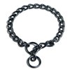 Platinum Pets Chain Training Collar, 18 x 3mm, Black Chrome