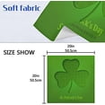 thumbnail image 7 of Dreamtimes St Patrick's Day Clover Cloth Napkins Set of 4, Oversized Washable Reusable Polyester Dinner Table Napkins for Family, Restaurant, Party Decor, 20"x 20", 7 of 7