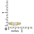 thumbnail image 3 of Round Shape White Cubic Zirconia Infinity Enhancer Guard Ring 14K Yellow Gold Ring Size - 4, 3 of 3