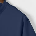 thumbnail image 7 of Fnooota Mens Polo Shirts 2025, Work Summer Casual Collared Short Sleeve Shirts Navy Size 2XL, 7 of 7