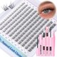 thumbnail image 1 of Kit de extensión de pestañas Newcally Natural Lash Clusters C Curl, 1 of 8