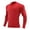 #02-Red, variant on Boys Compression Shirt Kids Long Sleeve Athletic Undershirt Youth Quick Dry Base Layer for Football Baseball