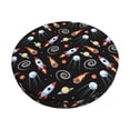 thumbnail image 2 of Lsque Space Rocket Round Bar chair cushion covers Velvet Fabric Premium Comfort Protects from Scratches and Stains for 14-17 Inch Chair- 14 inch, 2 of 7