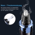 thumbnail image 2 of Ustar BESTOPE Nose Hair Trimmer 4 in 1 USB Nose Hair Trimmer Rechargeable Nose/Ear Hair Trimmer Hair Trimmer Nose/Beard Trimmer Eyebrow Trimmer Water Repellent with USB Cable for Men (Blue), 2 of 9