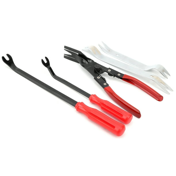 Herramienta de extracción de molduras de automóvil, kit de herramientas de extracción de molduras automáticas de panel de tablero de audio de 5 piezas Herramientas manuales automotrices
