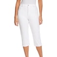 thumbnail image 1 of Jean capri blanco para mujer Amanda de Gloria Vanderbilt, 1 of 3