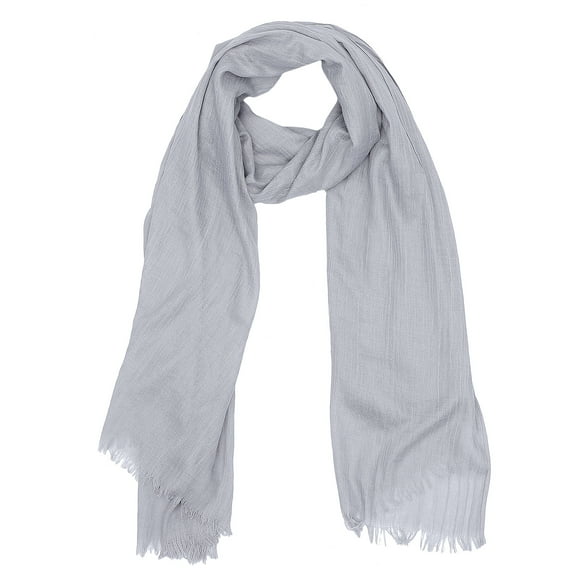 1 chal de lino y algodón, bufanda grande de seda, protector solar, para mujer, para exteriores y playa.