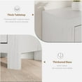 thumbnail image 2 of Farmhouse TV Stand for 75 80 in TVs, 70 in Long Entertainment Center with 6 Storage Drawer & Soundbar Shelf for Living Room, Bedroom, 2 of 7