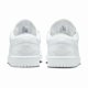 thumbnail image 5 of Ni - ke Womens Ni - ke Air Jordan 1 Low Triple White Size 14.5/13 Men Basketball DV0990-111, 5 of 5