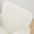 thumbnail image 4 of SHANNA Banquet Armchair Slipcovers, Knitted Jacquard Chair Covers with Arms for Living Room, NonSlip Dog Pet Friendly Furniture Protector, White, 4 of 6