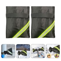 PTOOTP 2pcs Black Outdoor Faucet Protector Covers for Winter Weather, Frost Freeze Prevention