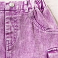 thumbnail image 4 of Girl Skirt Set Two Piece Summer Outfits Girls Pants Size 5 Short Sleeve Graphic Tee Shirt and Mini Skirt Girls Clothes Size 4-5 Years Purple, 4 of 7