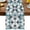 Blue, variant on Geometric Morocco Dining Table Runner, Damask Leaf Slate Blue Grey French Country Washable Table Runners Kitchen Coffee Table Center Decor for Home Party Holiday Wedding 13 x 36 Inches