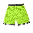 thumbnail image 3 of Athletic Running Shorts for Men Quick Dry Elastic Waist Shorts Workout Lightweight Sports Gym Basketball Shorts with Side Pockets Drawstring Clothes,Green 2XL, 3 of 3