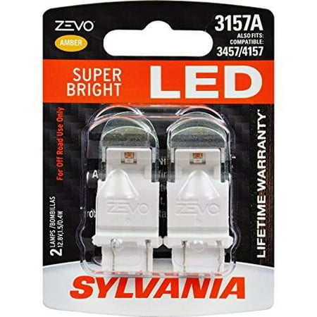 Baby Bullet Amber Led - SYLVANIA ZEVO 3157 Amber LED Bulb (Pack of 2)