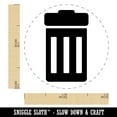 thumbnail image 2 of Garbage Trash Can Rubber Stamp for Scrapbooking Crafting Stamping - Mini 1/2 Inch, 2 of 7