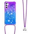 thumbnail image 3 of Funda para Samsung Galaxy A54 5G Brillantina Líquida Divertida Reluciente y con Cristales en Movimiento Cuerpo Cruzado con Cordón Ajustable, 3 of 5