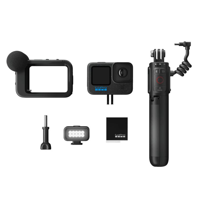 GoPro HERO12 Black Creator Edition Bundle, Volta Grip, Media Mod