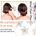 thumbnail image 3 of 24 Uds accesorios para el cabello de boda, horquillas florales para el cabello para novia, pinzas para el cabello en espiral con diamantes de imitación, pinzas para el cabello de cristal para novia Sincero Hogar, 3 of 5