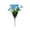 Blue, variant on Honmine Artificial Flower Bouquet Daffodils Lilies, Faux Floral Arrangements and Greenery, Outdoor Wedding Decor for Centerpiece, Arch, Table
