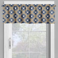 thumbnail image 4 of Ambesonne Ethnic Valance & Curtain, Vintage Tile Art, 55"x36", Blue Orange Beige, 4 of 6