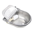 thumbnail image 1 of Stainless Steel Automatic Waterer Pet Livestock Tool Animals Water Bowl with Floating Ball for Cattle, 1 of 8