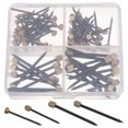 thumbnail image 2 of 1 Set Picture Hanging Nails Decorative Nails Hanging Pictures Frame Kit Hanging Hardware Tools Hangers For Claw Drywall Nails, 2 of 8