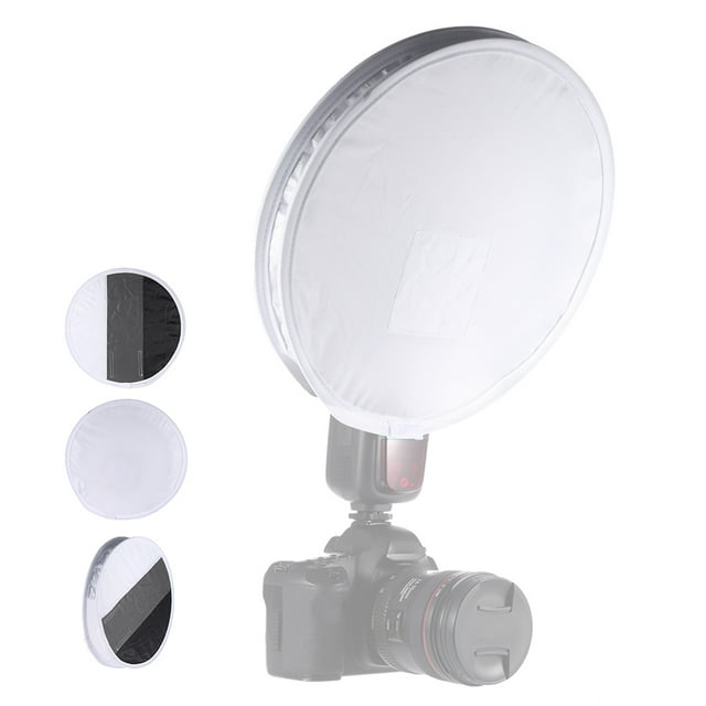 Andoer Flash Diffuser,Color Neewer Vivitar Round On-camera Speedlite Softbox With Color Portable Diffuser Softbox With Eryue Rookin Ainn